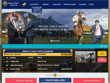 Tablet Screenshot of mysoreraceclub.com
